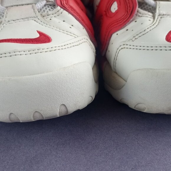 Nike Air More Uptempo Varsity Red Athletic Shoes 414962-100 - Picture 10 of 14